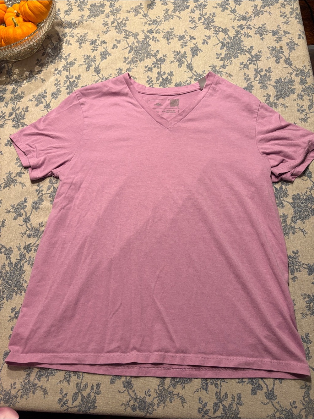 Women's ONeil V Neck Tee in Light Pink - Casual Everyday Top